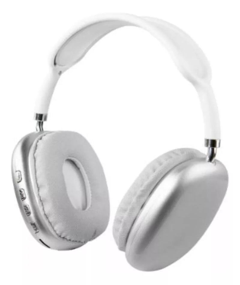 Fone de Ouvido, HeadSet P9 Bluetooth Max Prata