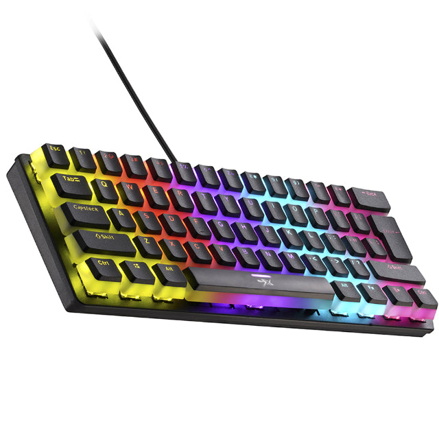 Teclado Mecânico Gamer BRX M403, RGB, Switch Blue, Black