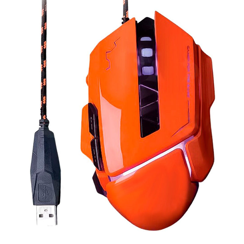 Mouse Gamer com Fio USB 2400 Dpi e Iluminação LED KNUP - KP-MU012