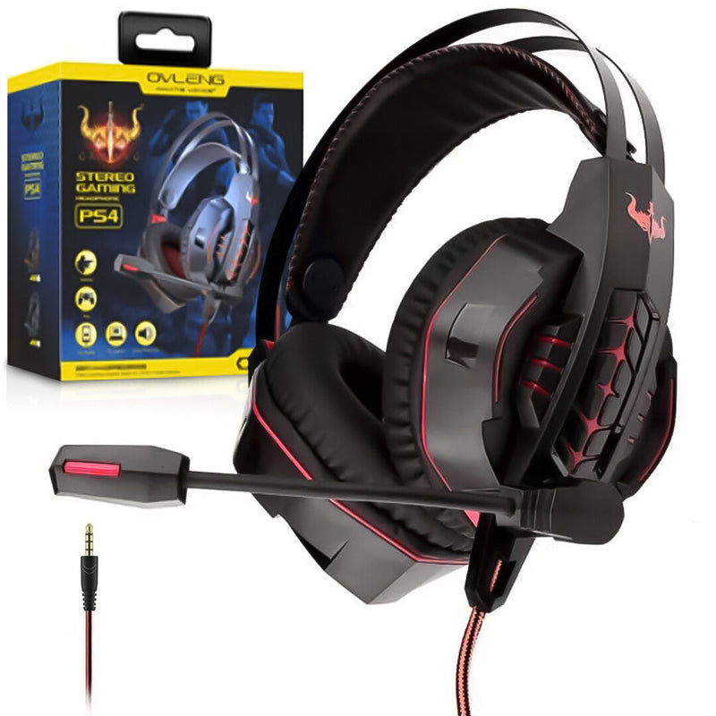 Fone de Ouvido Headset Gamer p/ Ps4 e X-one com Microfone OVLENG - OV P20